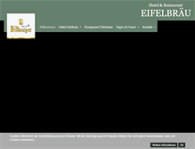 Tablet Screenshot of eifelbraeu.de
